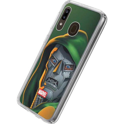 Marvel Dr. Doom Portrait Galaxy A20 Clear Case